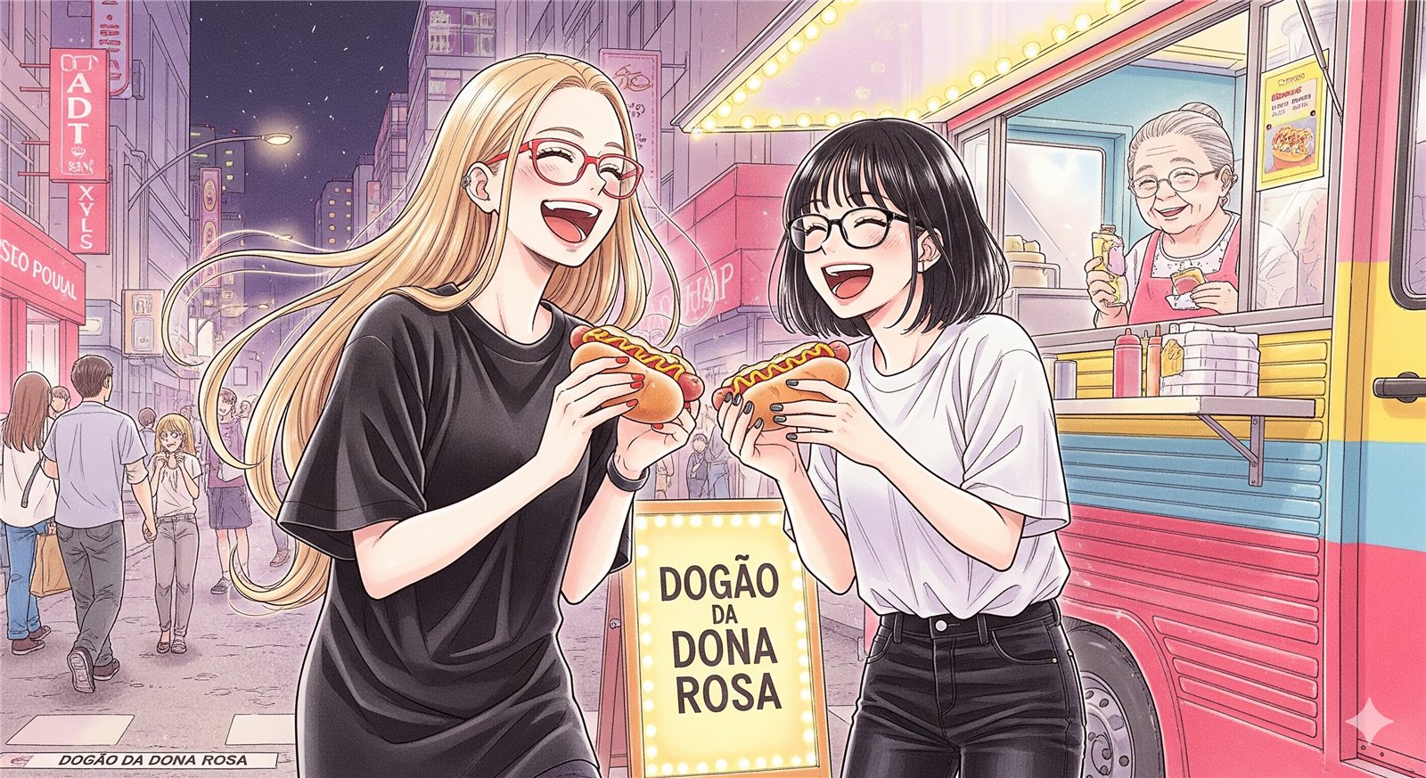Dogão da Dona Rosa — dogão é sempre bom com amigos